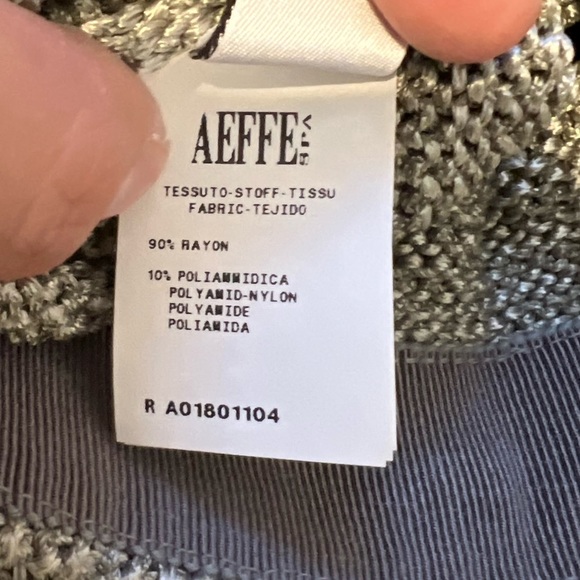 MOSCHINO Cheap and Chic Vintage Knit MIDI Skirt in Gray size 4 - Picture 4 of 12